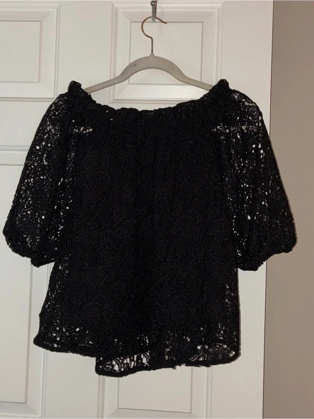 Anthropologie black lace